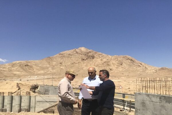 بازدید میدانی از پیشرفت فیزیکی پروژه پل راه‌آهن شاهرود-میامی