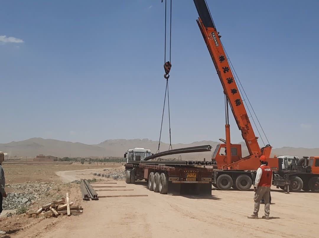 ورود قطعات ریلی به چهارمحال و بختیاری؛ قطار توسعه در حال نزدیک شدن به ایستگاه شهرکرد