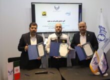 امضای تفاهم‌نامه همکاری میان «شرکت بهره‌برداری مترو تهران و حومه» و «شرکت گسترش صنایع ریلی ایران» و «موسسه صندوق پس انداز کارکنان راه آهن»