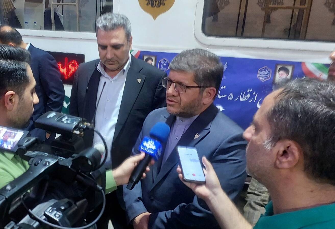 قطار فدک در مسیر اهواز به مشهد مقدس راه اندازی شد