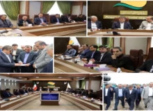 نشست مشترکی در منطقه آزاد انزلی با حضور مدیرعامل راه‌ آهن برگزار شد