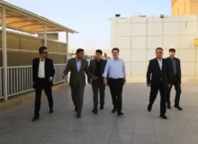 بازدید مدیرعامل راه‌ آهن پاکستان از راه‌ آهن قم