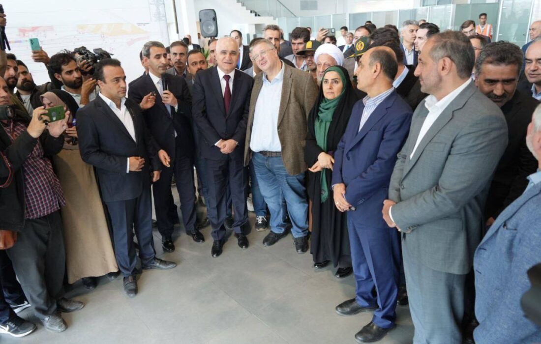 بازدید وزیر راه و شهرسازی از پروژه راه آهن رشت- آستارا