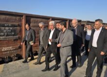 معاون راه‌آهن از پایانه مرزی لطف‌آباد بازدید کرد