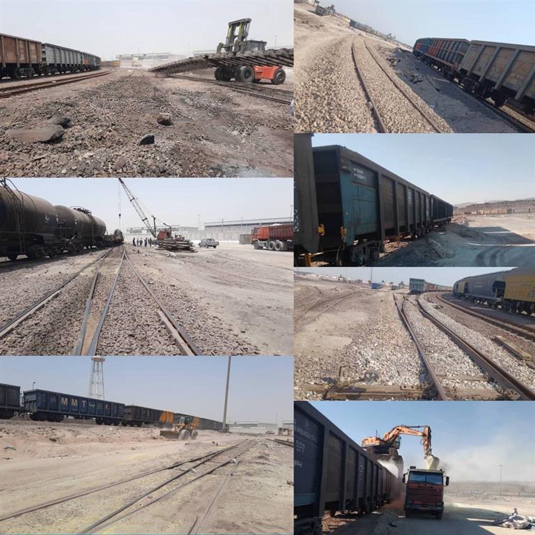 خط ۸ ایستگاه مانوری راه‌آهن هرمزگان به بهره برداری رسید