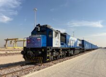 ورود اولین قطار باری برنامه‌ریزی‌شده از روسیه با ۶۲ کانتینر پس از ۱۰ روز به بندر خشک ریلی تهران