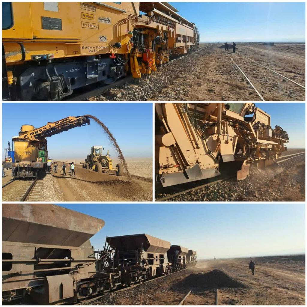 اجرای فاز نخست بهسازی مناطق ماسه‌گیر و ارتقای ایمنی محور ریلی سرخس