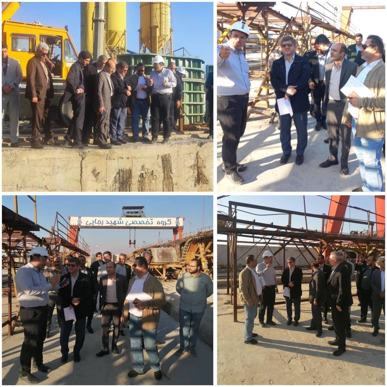 مدیرعامل راهآهن از کارگاه ساخت قطعات پل بصره بازدید کرد