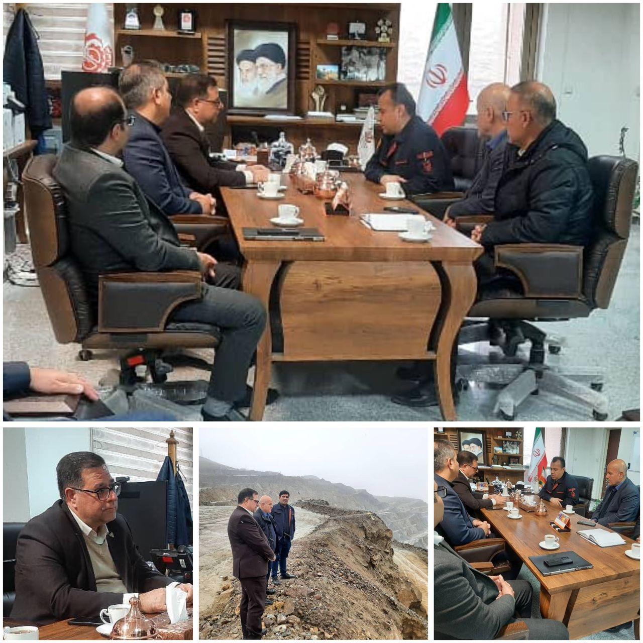 دیدار مدیرکل راهآهن منطقه آذربایجان با مدیرعامل مجتمع مس سونگون