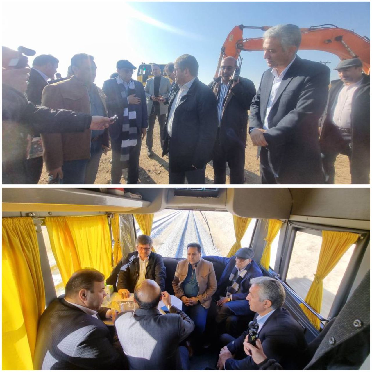 مدیرعامل راه‌آهن از پروژه‌های ریلی شمال غرب بازدید کرد