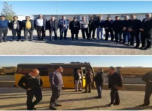 حضور مدیران ستادی راه‌ آهن در محور ریلی اقلید–رخش