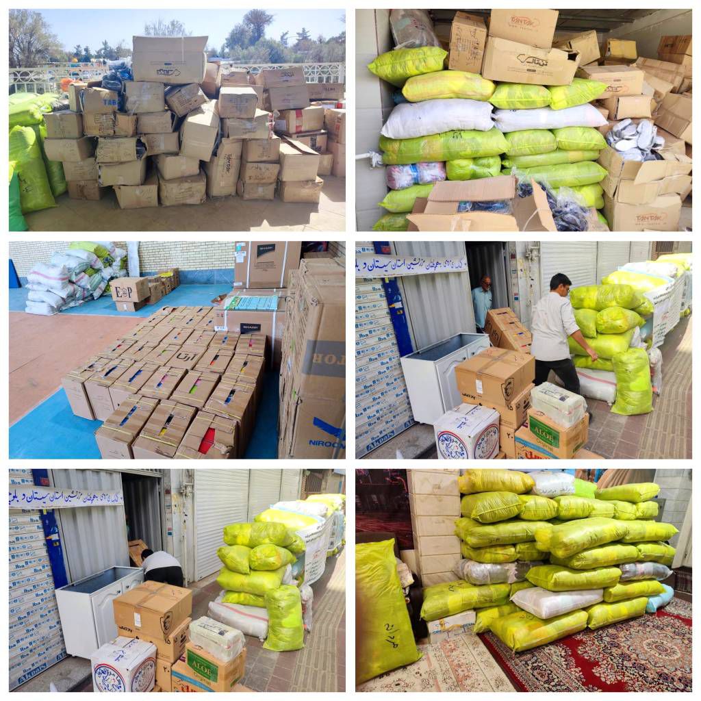 ارسال رایگان کمکهای مردمی به مناطق محروم با قطار