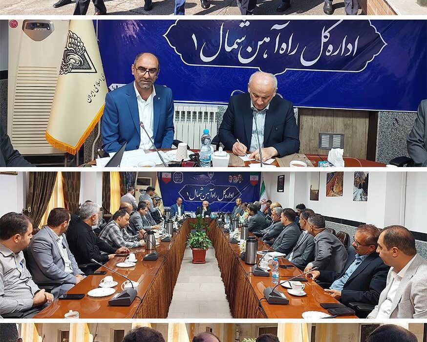 بازدید استاندار مازندران از اداره کل راه‌آهن شمال۱